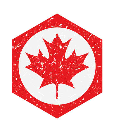 decorative canada flag designのイラスト素材