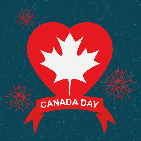 design of canada dayのイラスト素材