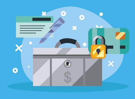 strongbow credit card and checkのイラスト素材