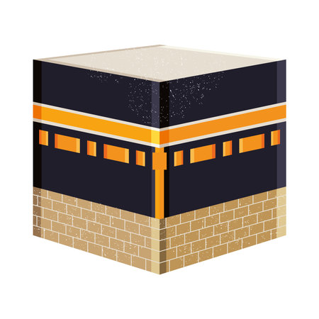 Kaaba mecca iconのイラスト素材