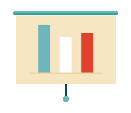 business presentation boardのイラスト素材