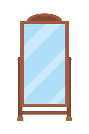 lenght mirror iconのイラスト素材