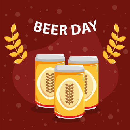 beer day celebrationのイラスト素材