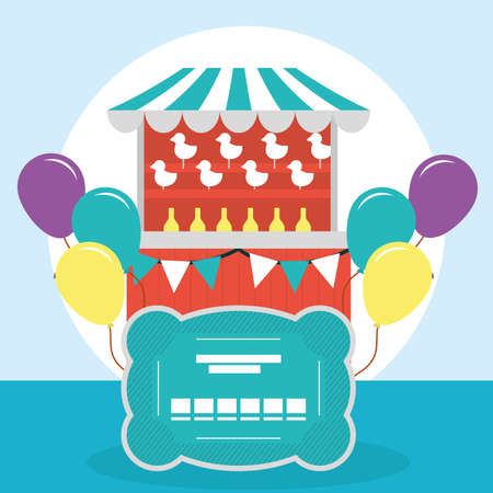 circus tent for outdoor salesのイラスト素材