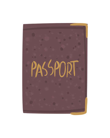 passport travel documentのイラスト素材