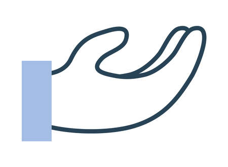 pictogram hand iconのイラスト素材
