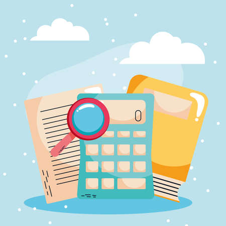 education and learn iconsのイラスト素材