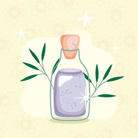 spa oil bottleのイラスト素材