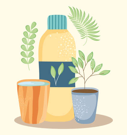 sustainable products illustrationのイラスト素材