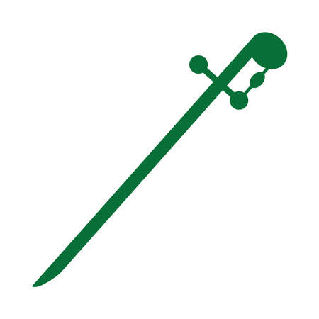green sword iconのイラスト素材