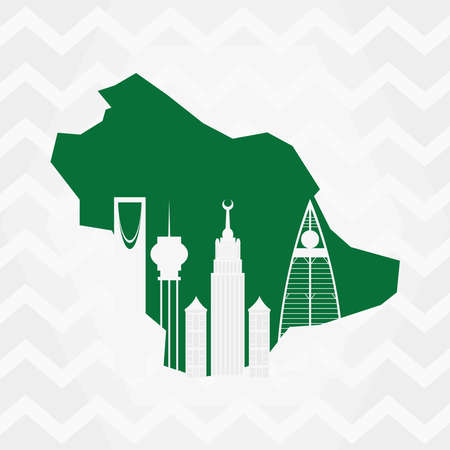 saudi arabia designのイラスト素材