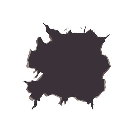 broken wall iconのイラスト素材