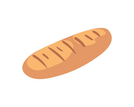 french bread foodのイラスト素材