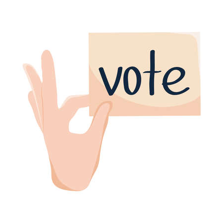 Vote sign designのイラスト素材