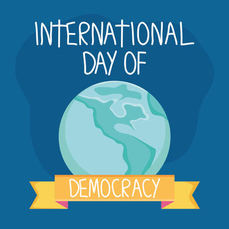 democracy day illustrationのイラスト素材