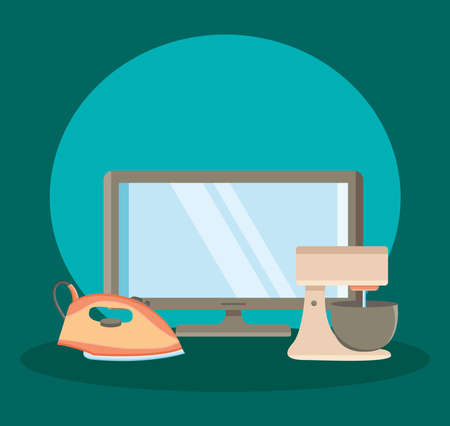 home appliances designのイラスト素材