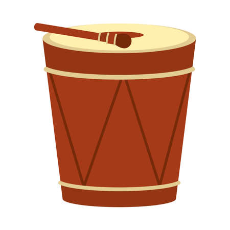 hindu drum iconのイラスト素材