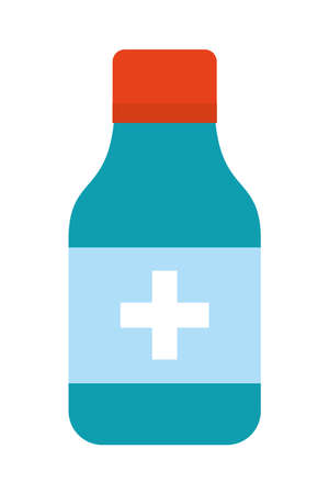 medical alcohol bottleのイラスト素材