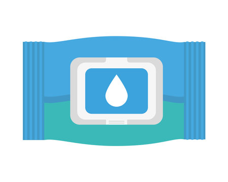 wet wipes packのイラスト素材