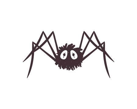 halloween spider characterのイラスト素材