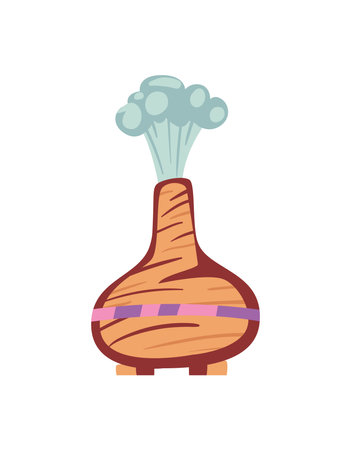 aromatherapy cauldron spaのイラスト素材