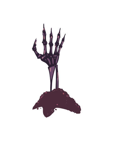 death hand squeletonのイラスト素材