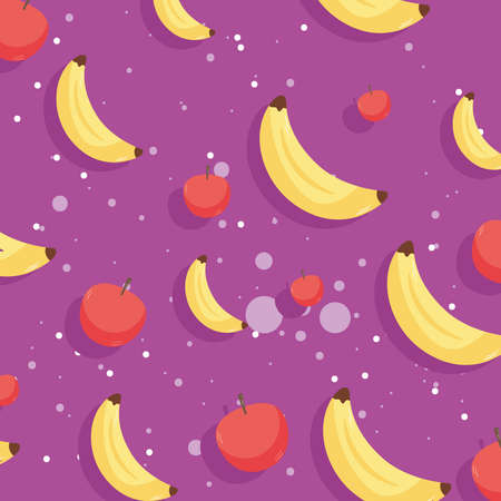 apples and bananasのイラスト素材