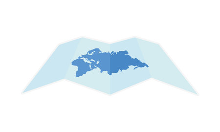 world map iconのイラスト素材