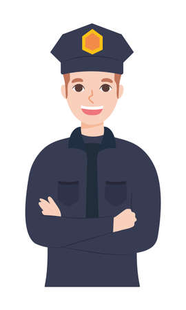 police man iconのイラスト素材