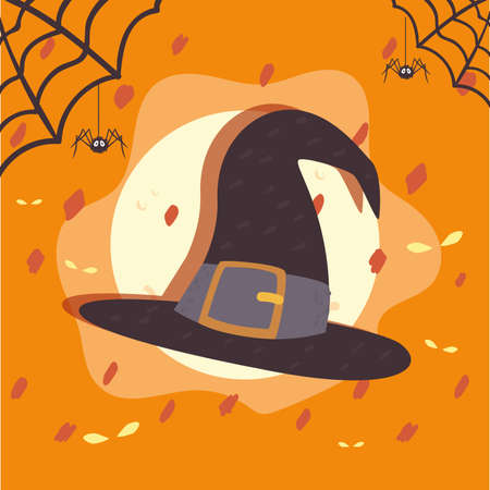 halloween witch hatのイラスト素材