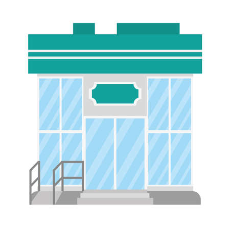 modern shop storeのイラスト素材