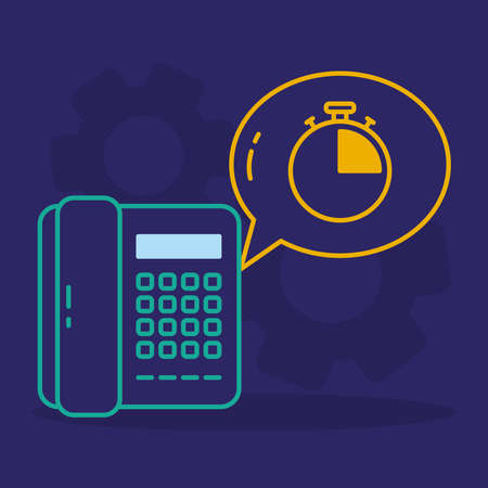 call support illustrationのイラスト素材