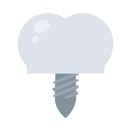 dental implant iconのイラスト素材