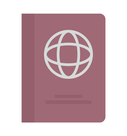 passport document iconのイラスト素材