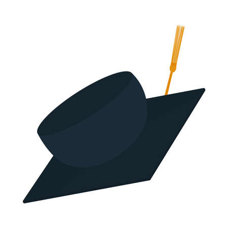 graduation cap designのイラスト素材