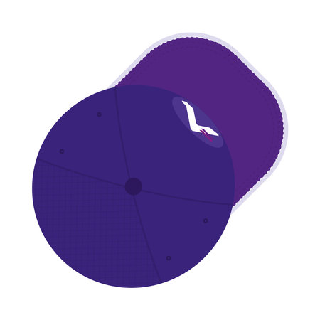 corporate identity cap templateのイラスト素材