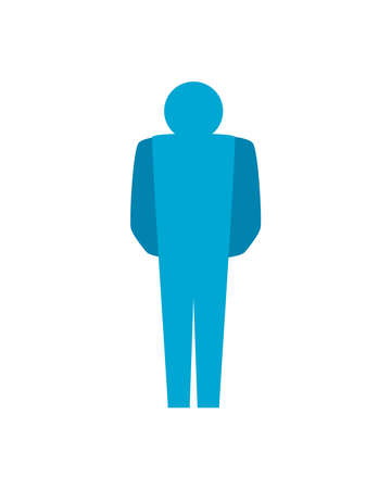 silhouette avatar iconのイラスト素材