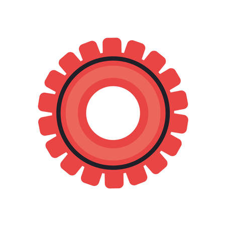 construction gear iconのイラスト素材