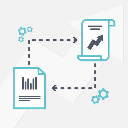 analytics illustration design