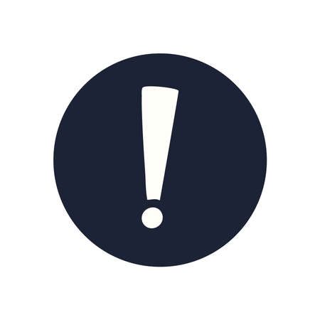 Exclamation mark iconのイラスト素材