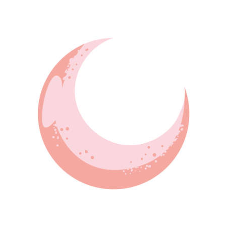 Night moon iconのイラスト素材