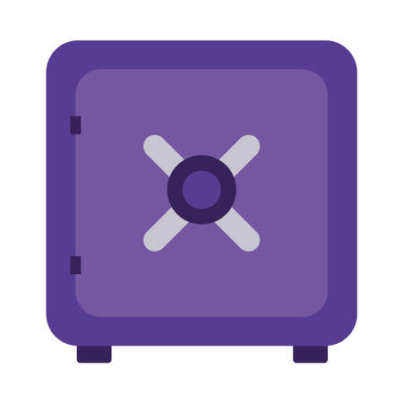 purple strongbox iconのイラスト素材