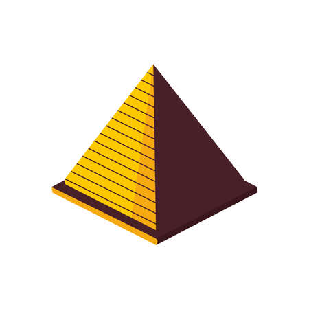 Gold pyramid iconのイラスト素材