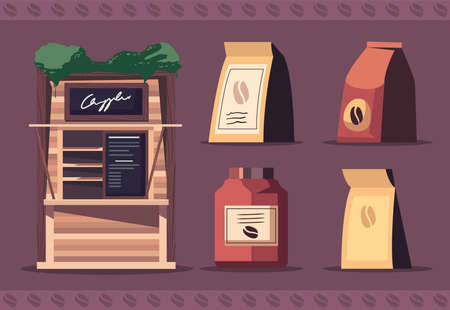 coffee icon groupのイラスト素材