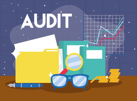 audit icon collectionのイラスト素材