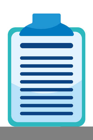 clipboard with documentのイラスト素材