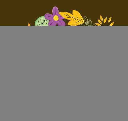 thanksgiving floral wreathのイラスト素材