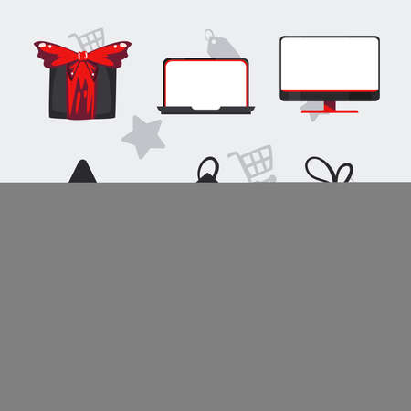 black friday iconsのイラスト素材