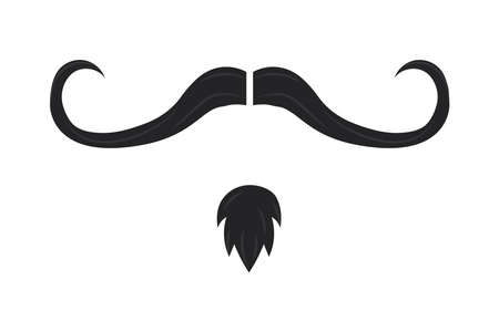 bandito moustache iconのイラスト素材