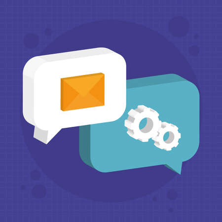 business speech bubblesのイラスト素材